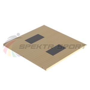 Купить Помост тяжелоатлетический 3х3х0,1м, рез. амортизаторы 1х0,5х0,04м в Боровске 